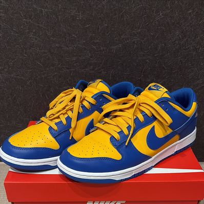 Nike Dunk Low "Blue Jay and University Gold"