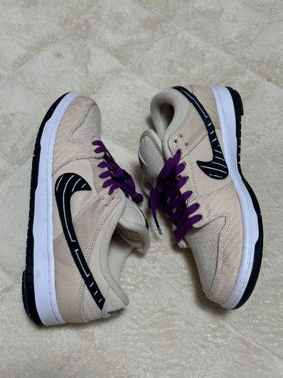 Albino & Preto × Nike SB Dunk Low Pro QS "Pearl White"