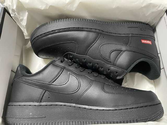 Supreme × Nike Air Force 1 Low "Black"