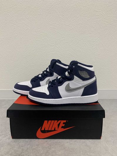 Nike GS Air Jordan 1 High OG CO.JP "Midnight Navy" (2020)(ブリーフケースなし)