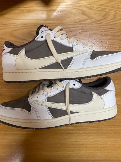Travis Scott × Nike Air Jordan 1 Low OG SP "Reverse Mocha/Sail and Ridgerock"