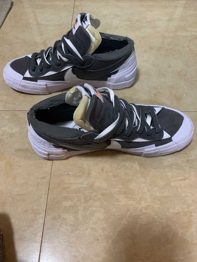 Sacai × Nike Blazer Low "Iron Grey"