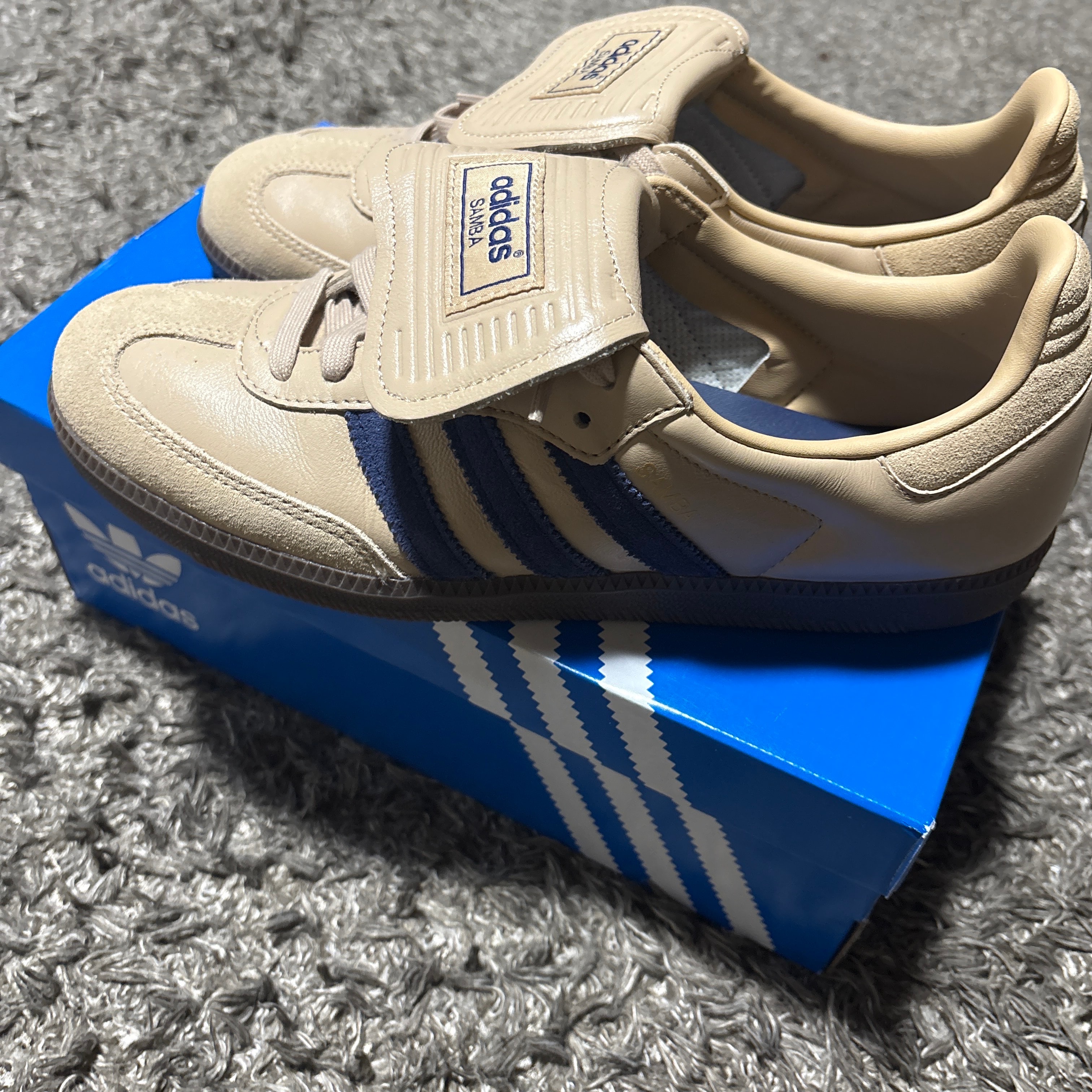 adidas Samba LT "Beige/Dark Blue/Gum" (BILLY'S Exclusive)