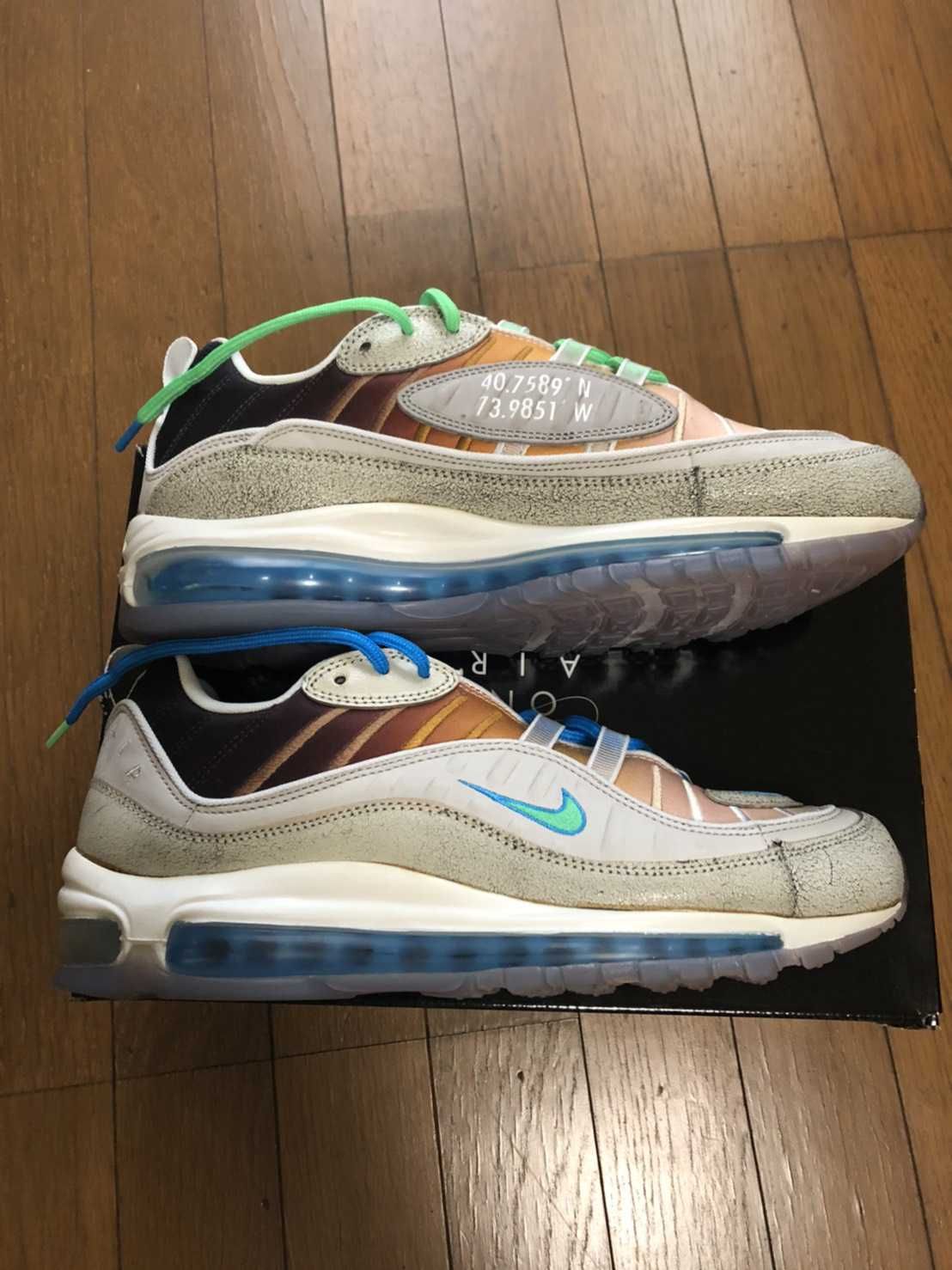 Nike GS Air Max On-Air "Vast Grey/Electro Green"