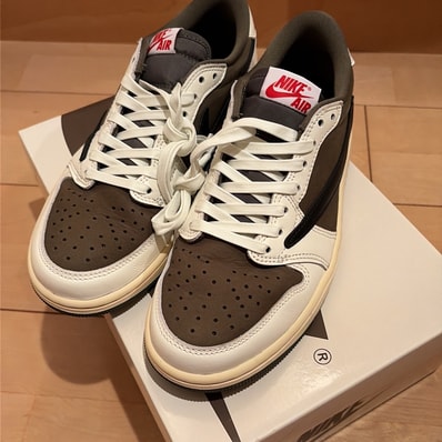 Travis Scott × Nike Air Jordan 1 Low OG SP "Reverse Olive"