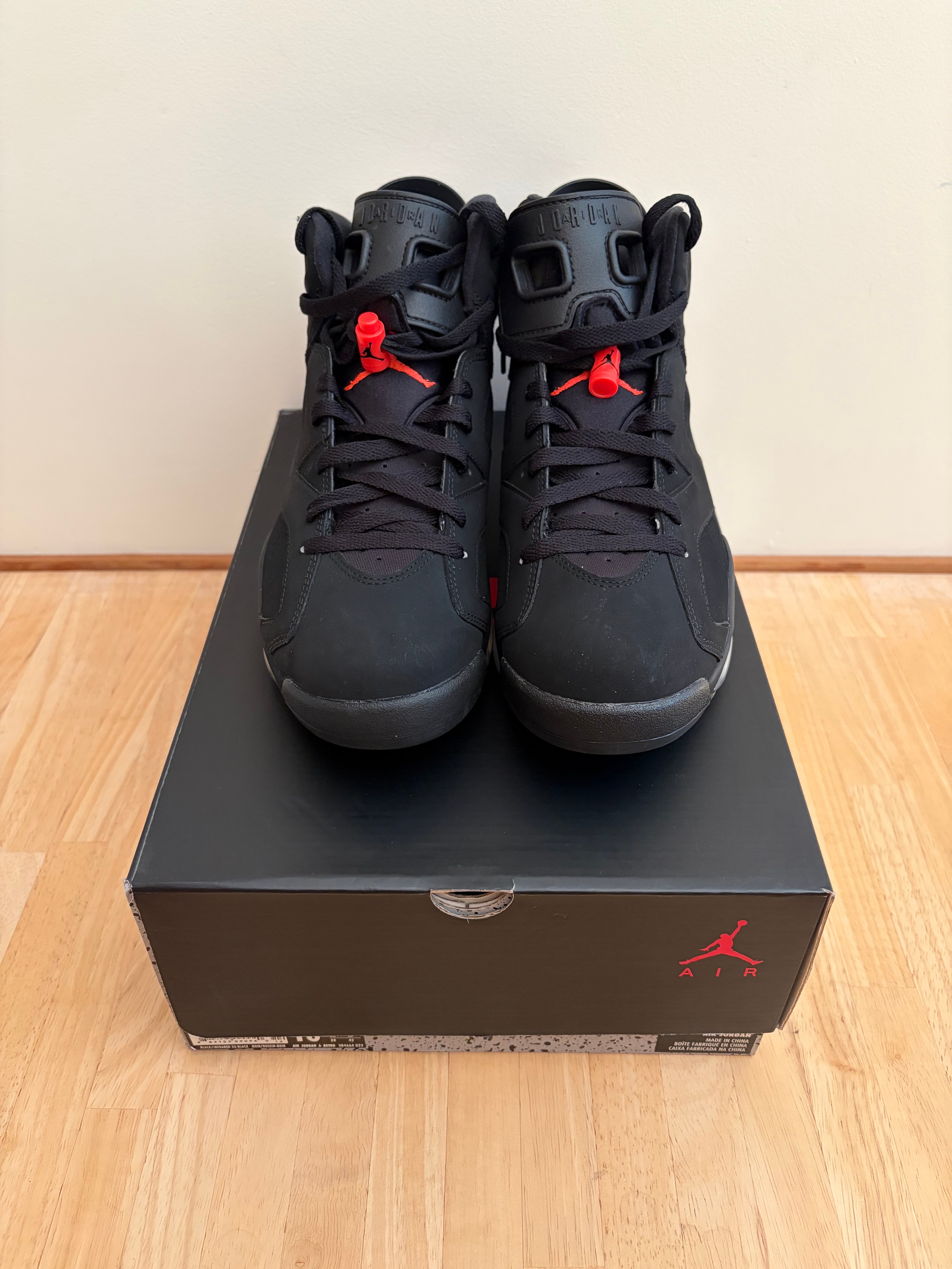 NIKE AIR JORDAN 6 RETRO "INFRARED BLACK" (2014)