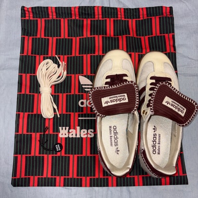 Wales Bonner × adidas Samba Pony Tonal Low "Cream White/Mystery Brown"