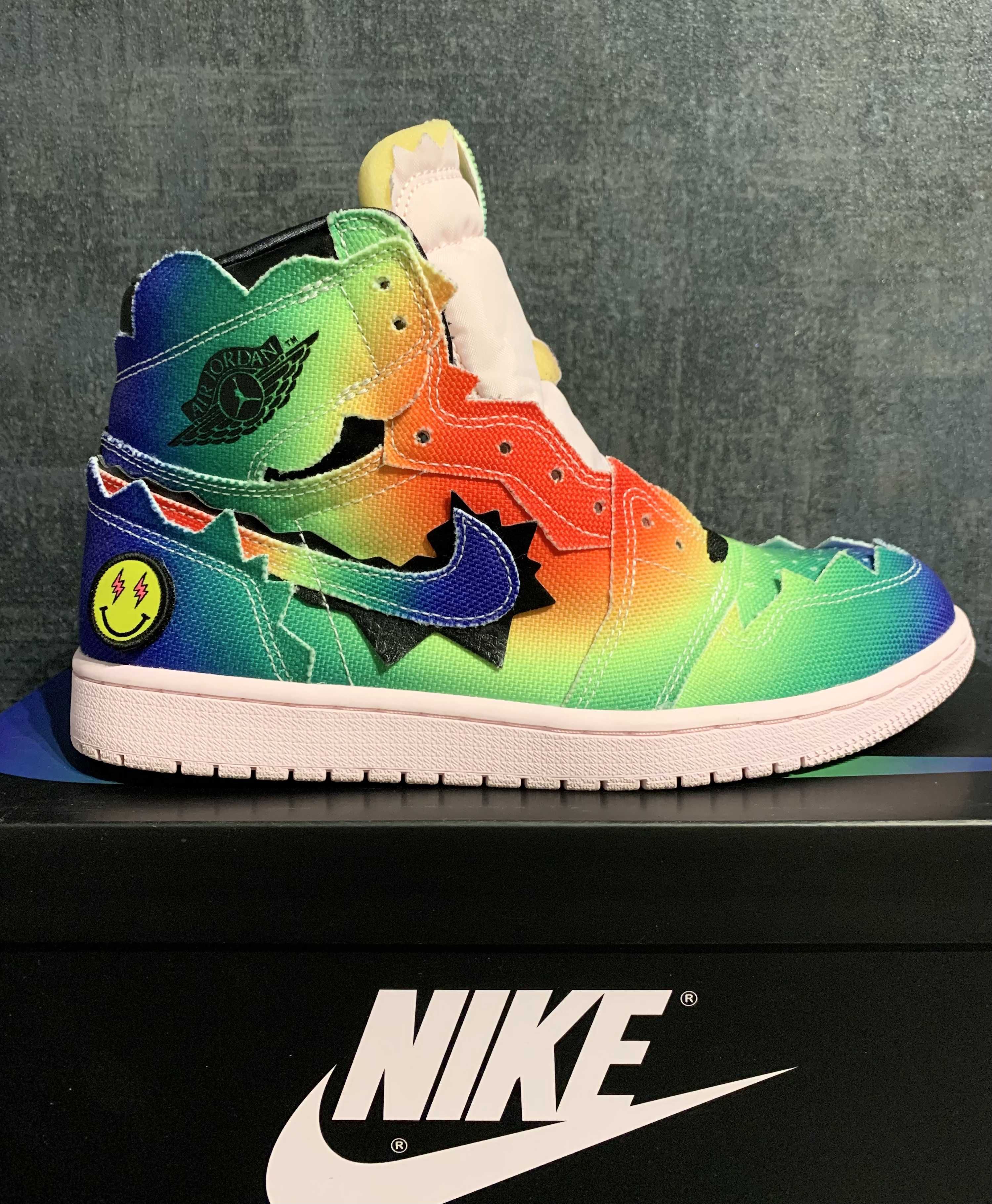 J Balvin × Nike Air Jordan 1 High OG "Rainbow"