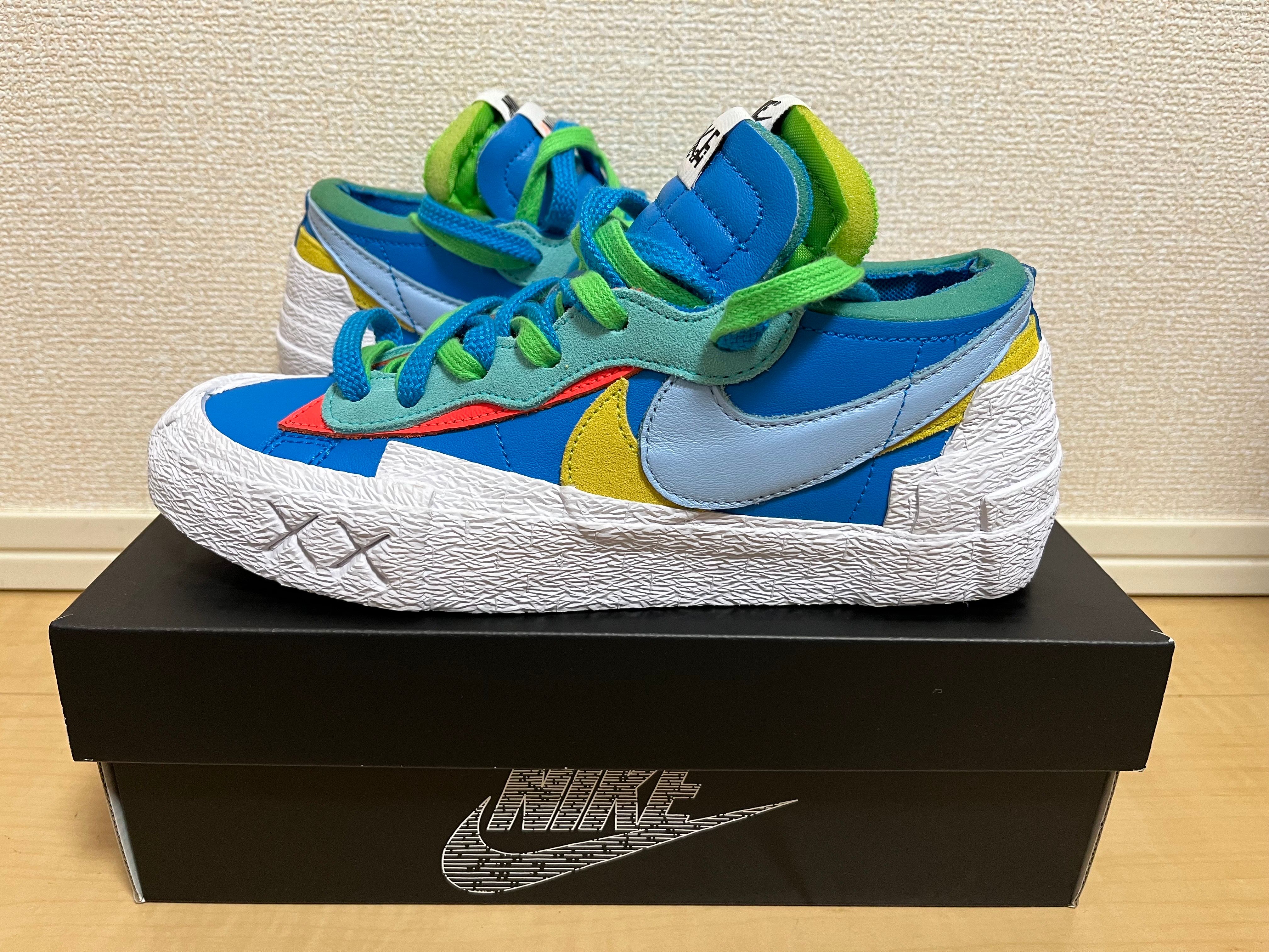 KAWS × sacai × Nike Blazer Low "Neptune Blue"