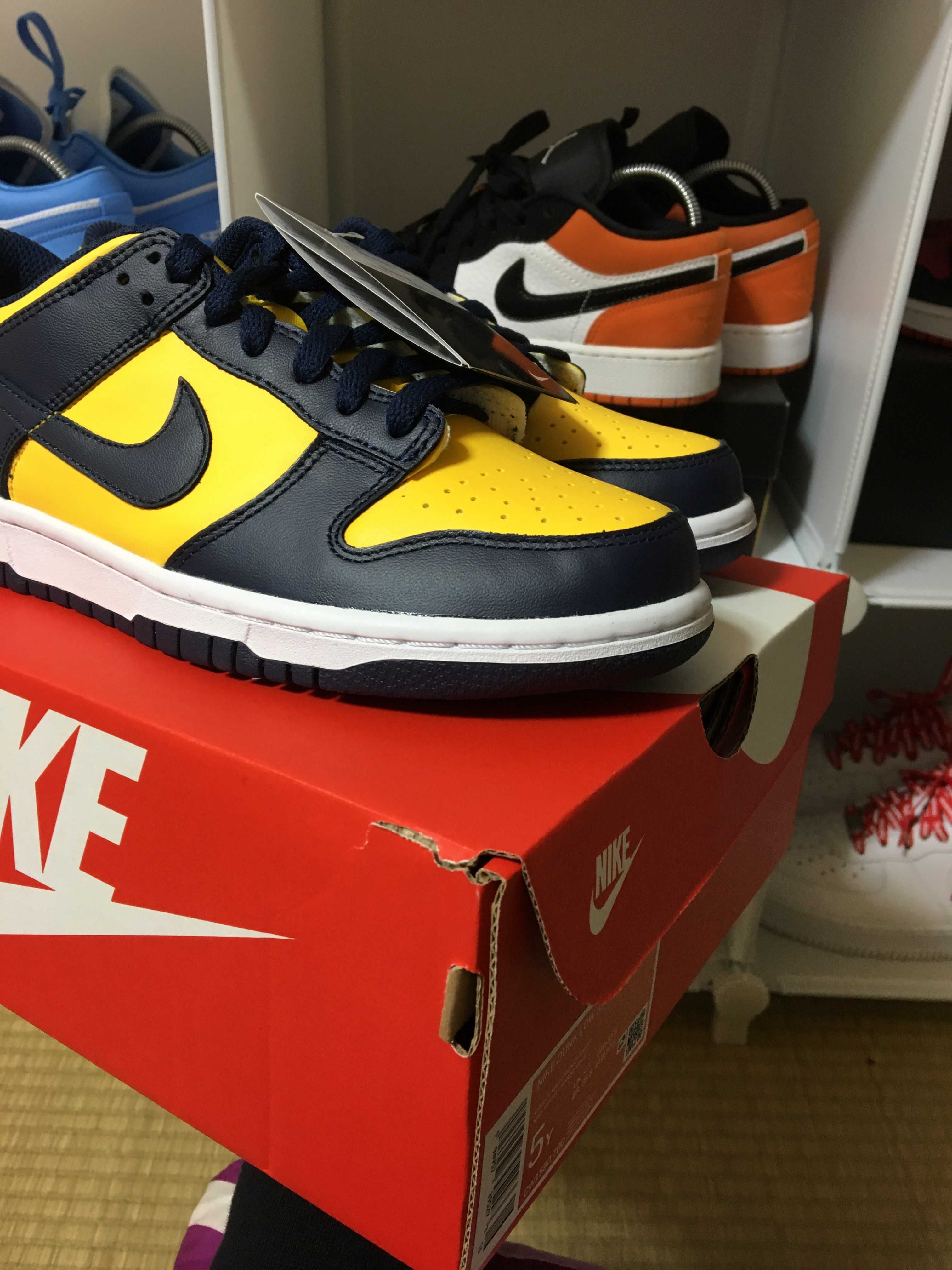 NIKE GS DUNK LOW "MICHIGAN"
