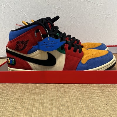 Blue The Great × Nike Air Jordan 1 Mid "Fearless"