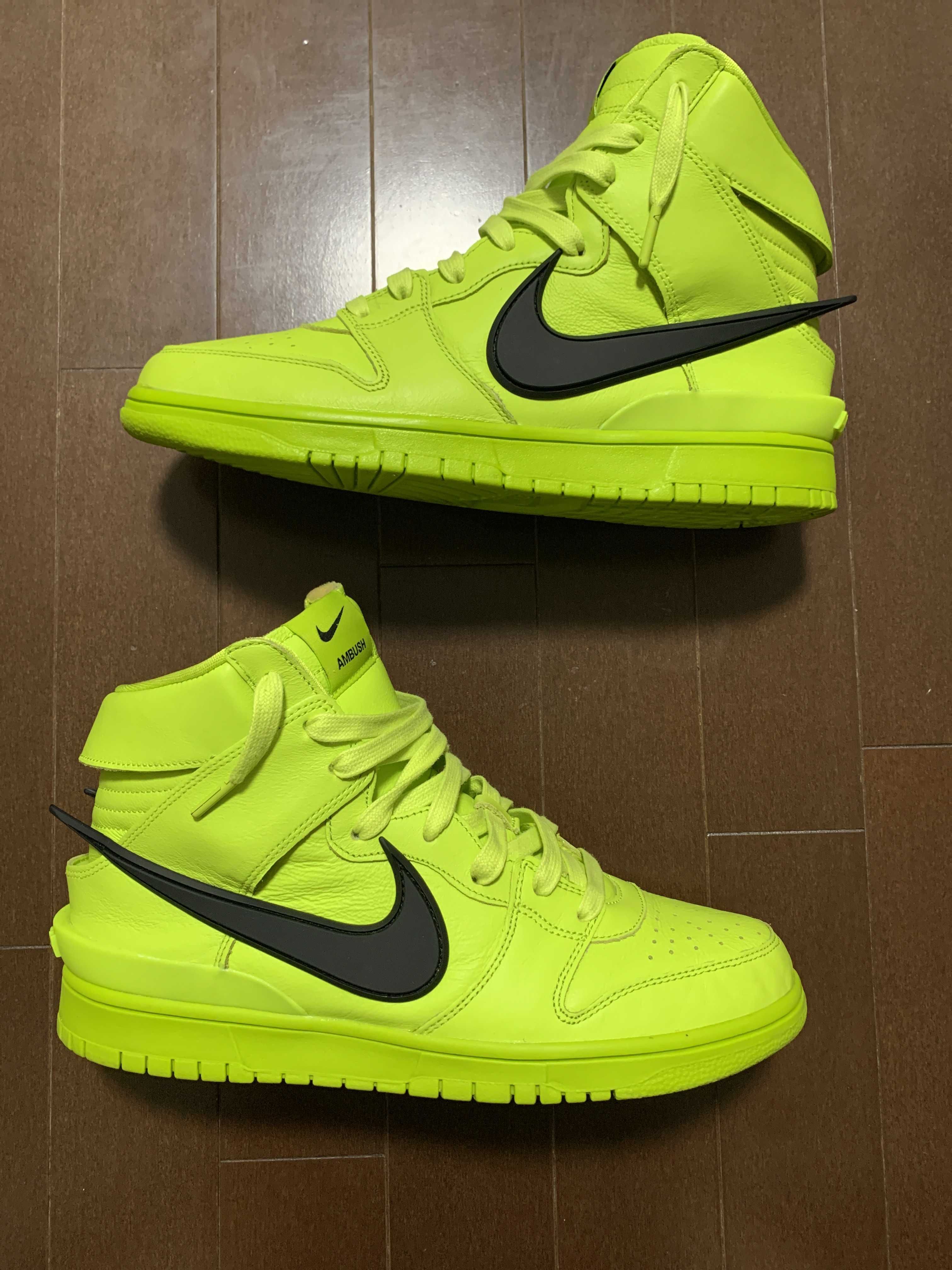 AMBUSH × NIKE DUNK HIGH "FLASH LIME"