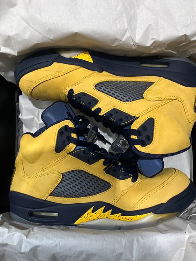 NIKE AIR JORDAN 5 "MICHIGAN"