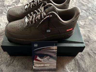 Supreme × Nike Air Force 1 Low "Baroque Brown"