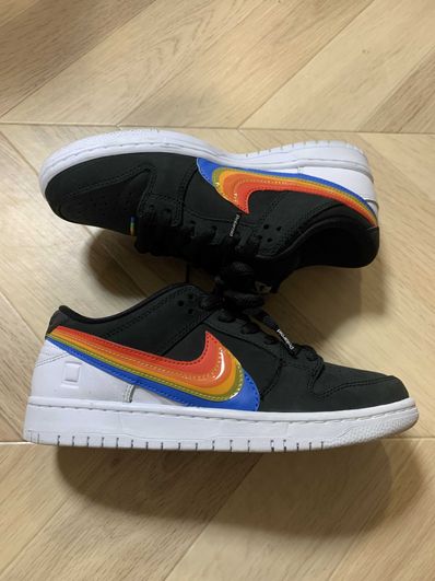 Polaroid × Nike SB Dunk Low Pro QS "Black/White"