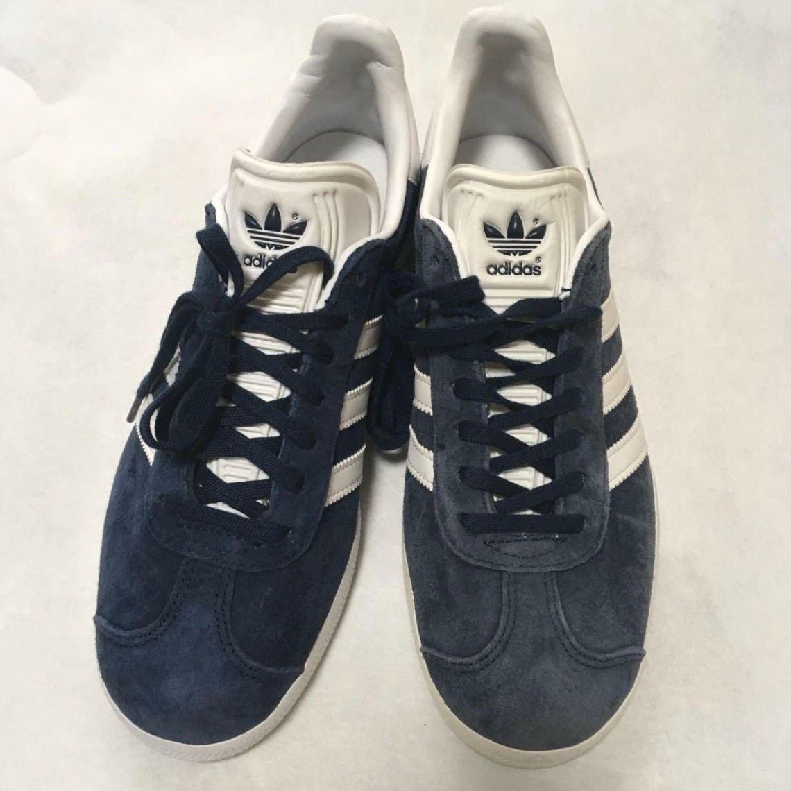 adidas Gazelle "College Navy/White/Gold Metallic"