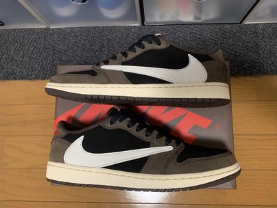 Travis Scott × Nike Air Jordan 1 Low OG SP-T "Black/Dark Mocha"