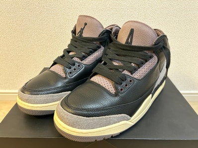 A Ma Maniere × Nike Women's Air Jordan 3 Retro OG SP "Black and Flat Pewter/WYWS"