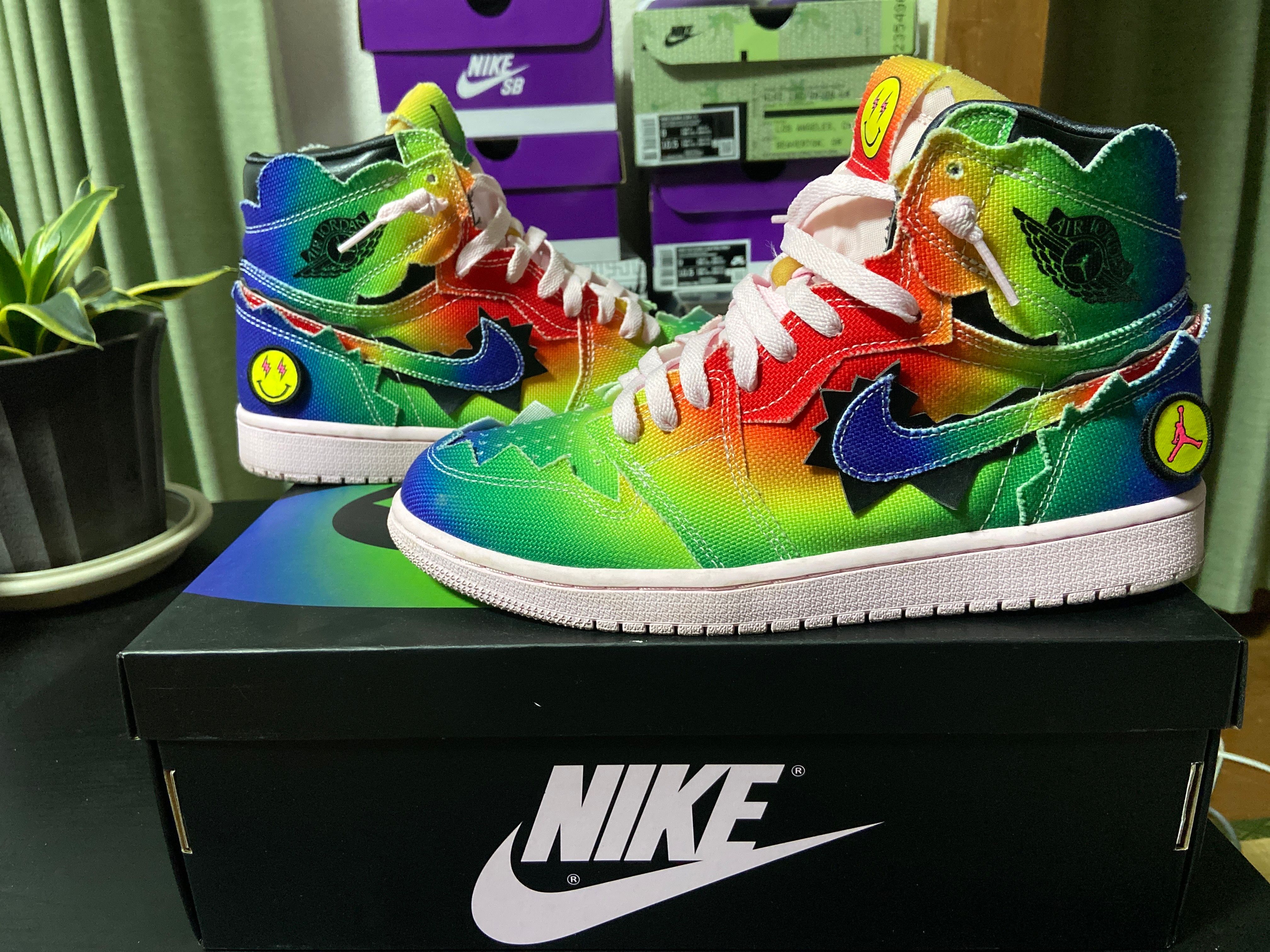 J Balvin × Nike Air Jordan 1 High OG "Rainbow"
