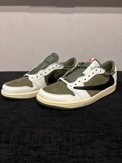 Travis Scott × Nike Air Jordan 1 Low OG SP "Reverse Olive"