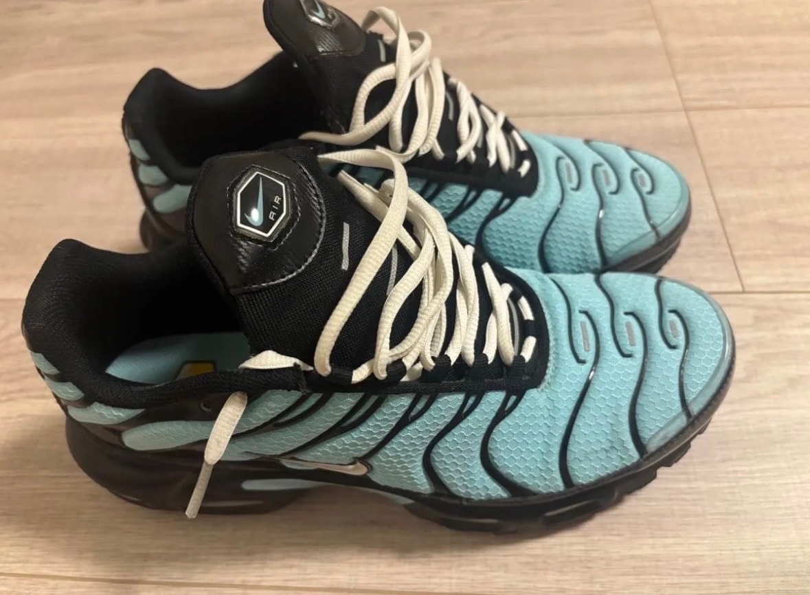 ナイキ エアマックスプラス "アクア/ブラック/ホワイト/メタリックシルバー"