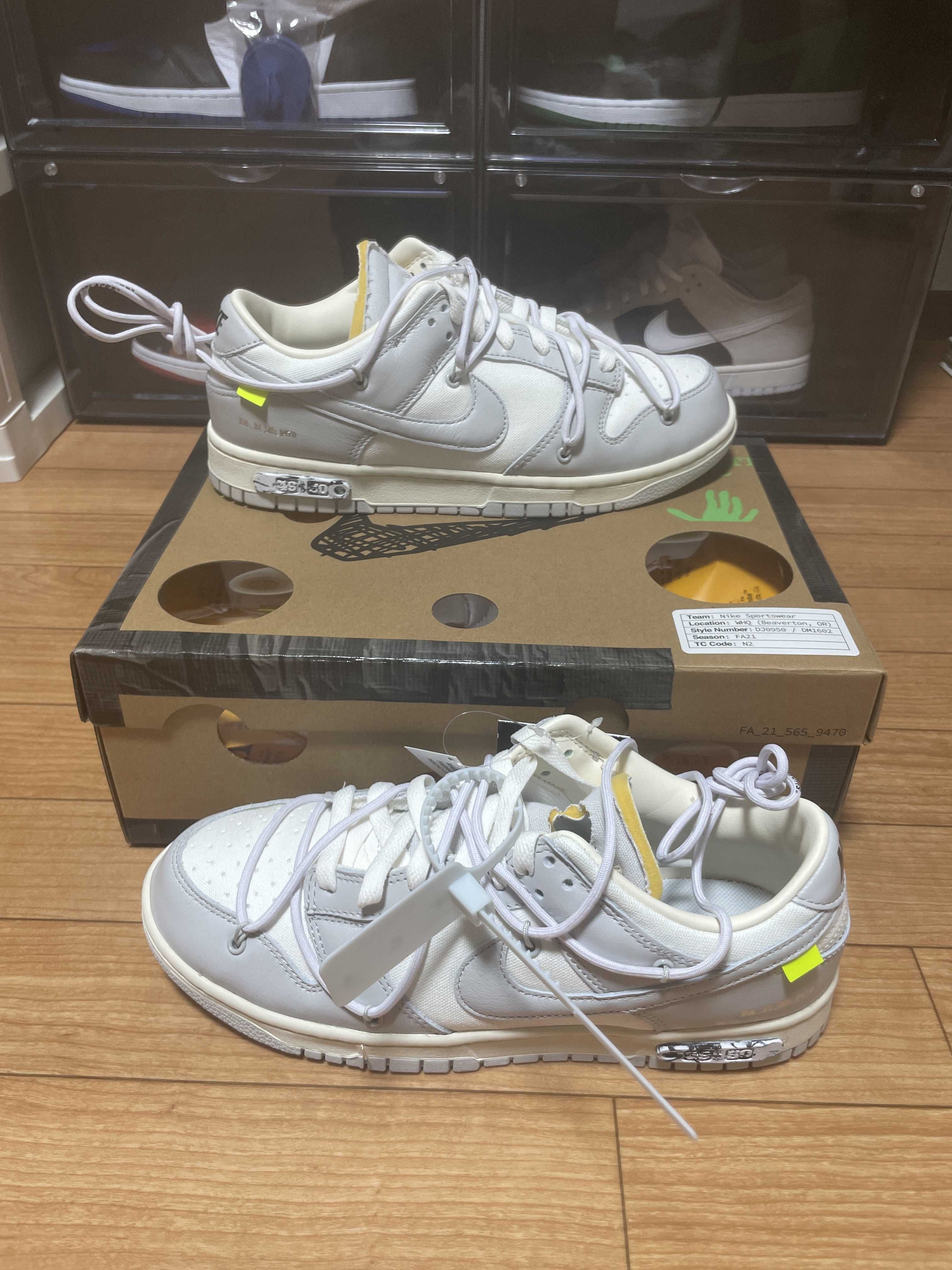 Off-White × Nike Dunk Low 1 of 50 "Lot.49"