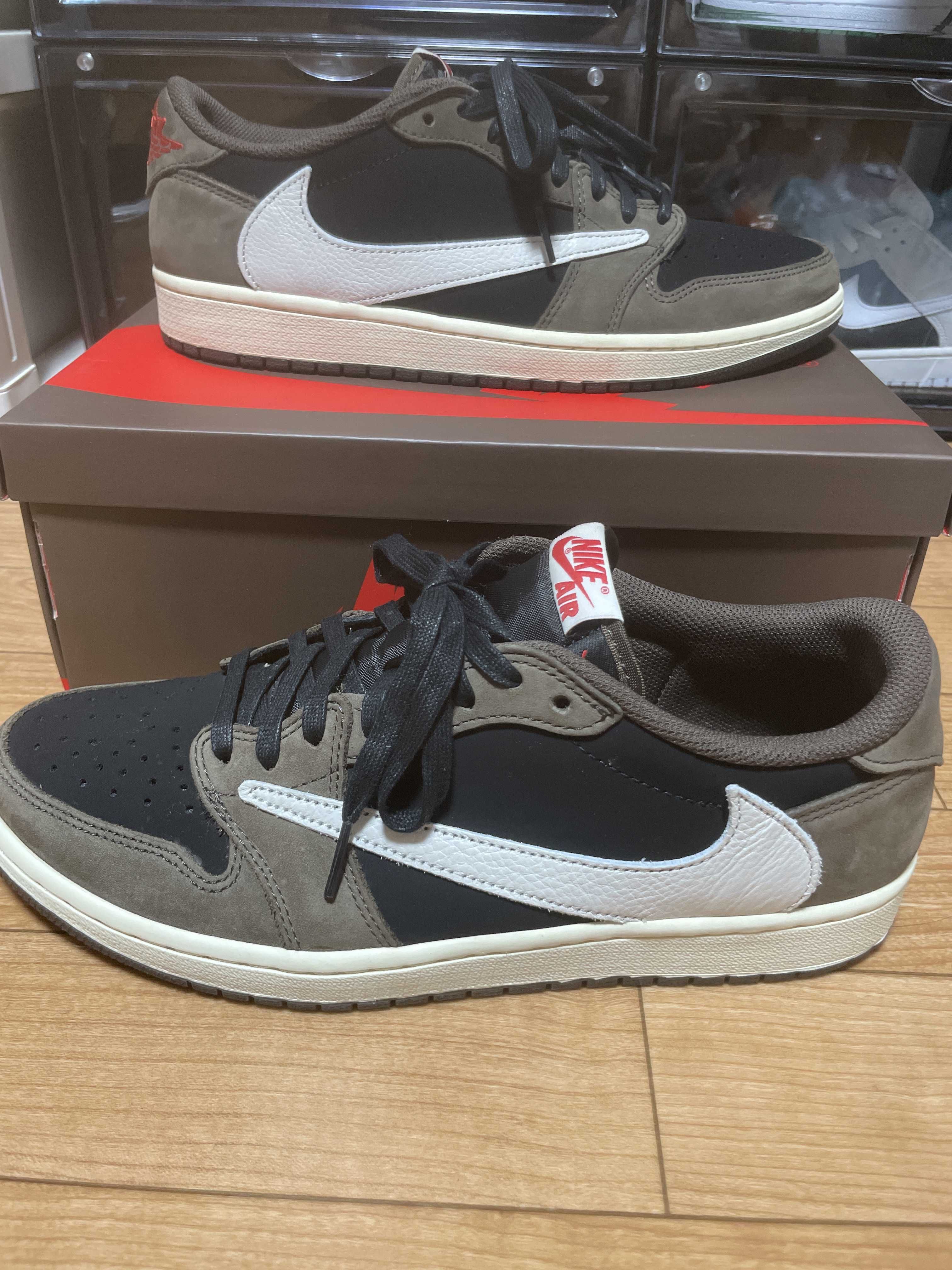 Travis Scott × Nike Air Jordan 1 Low OG SP-T  "Black/Dark Mocha"