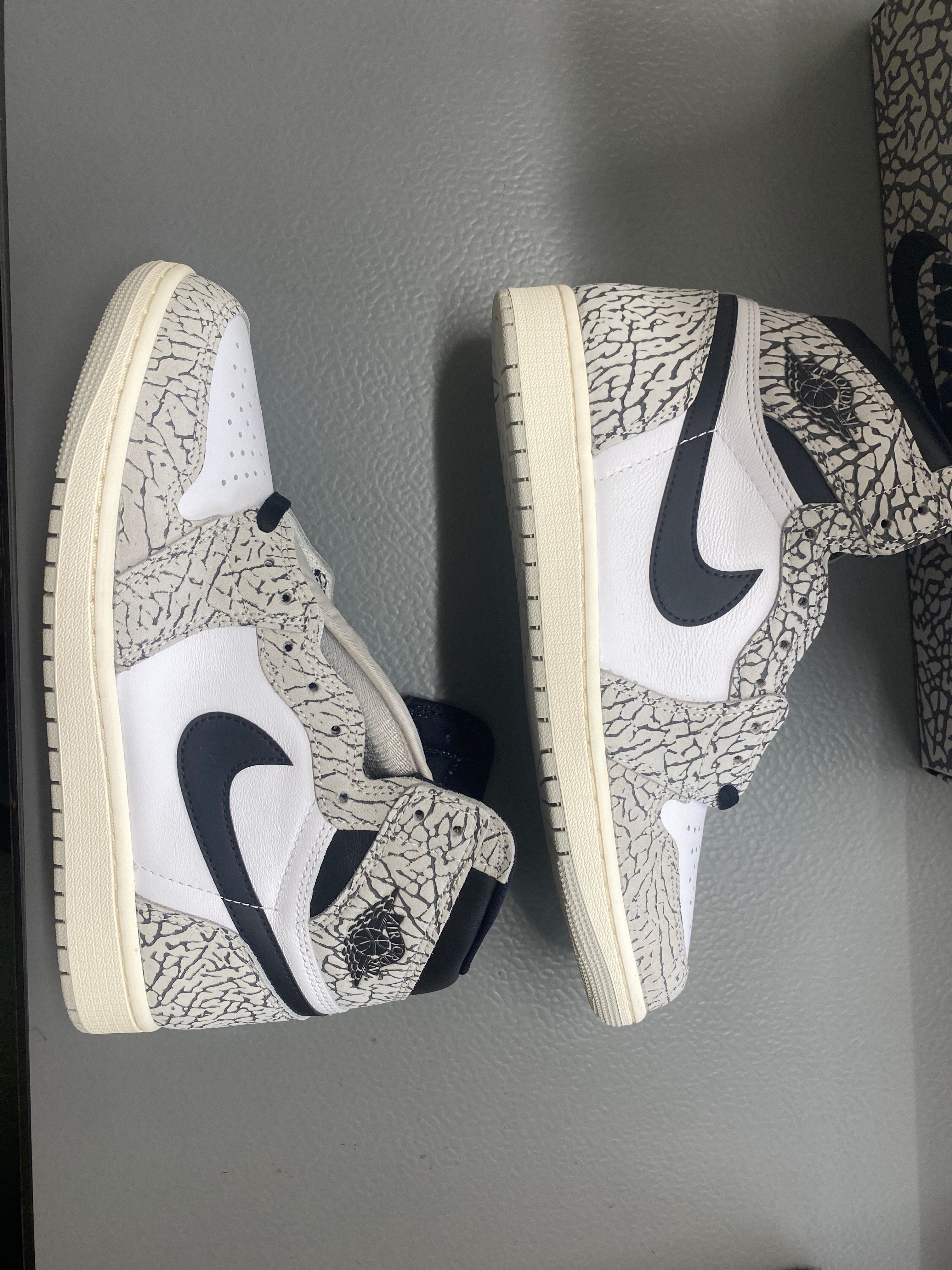 Nike Air Jordan 1 High OG "White Cement/Safari"
