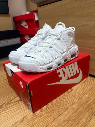 Nike Air More Uptempo "White/Midnight Navy"