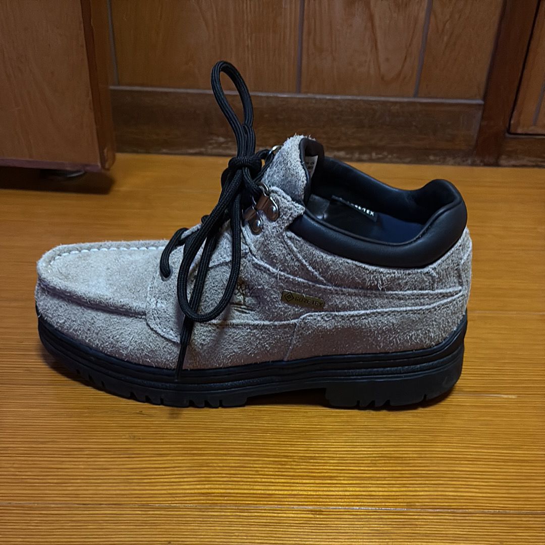 thisisneverthat × Timberland Heritage GORE-TEX Moc Toe Mid "Light Beige"
