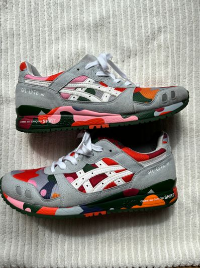 COMME desGARÇONS SHIRT × ASICS GEL-LYTE 3 "CAMOUFLAGE"