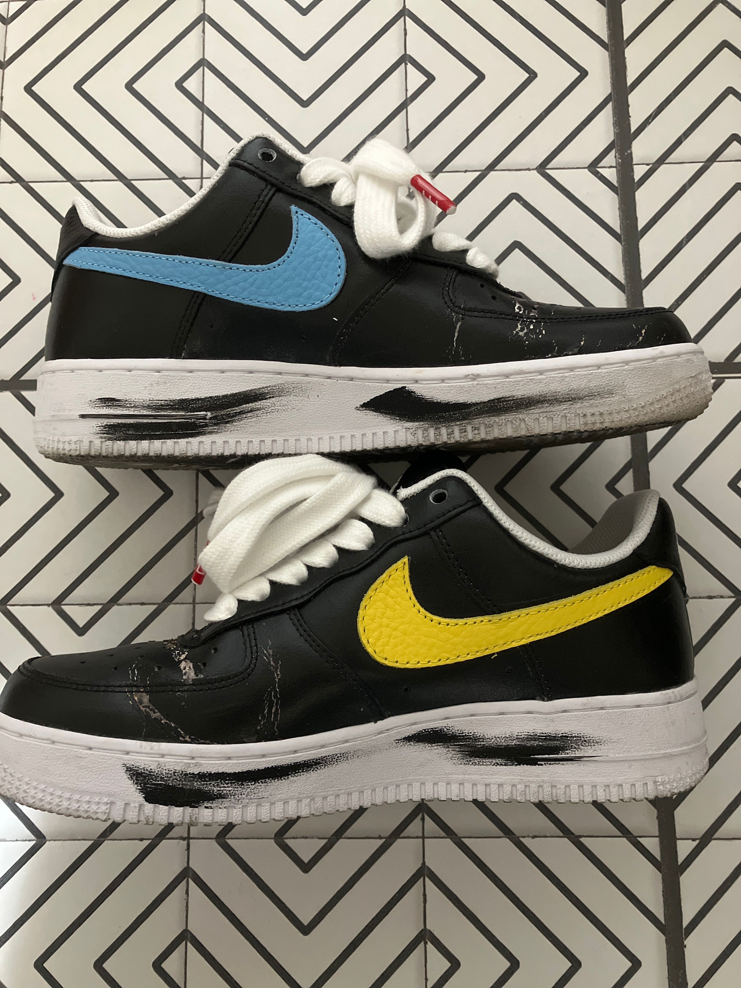 PEACEMINUSONE × Nike Air Force 1 Low '07 Para-Noise 3.0 "Black and Multi-Color" / G-DRAGON