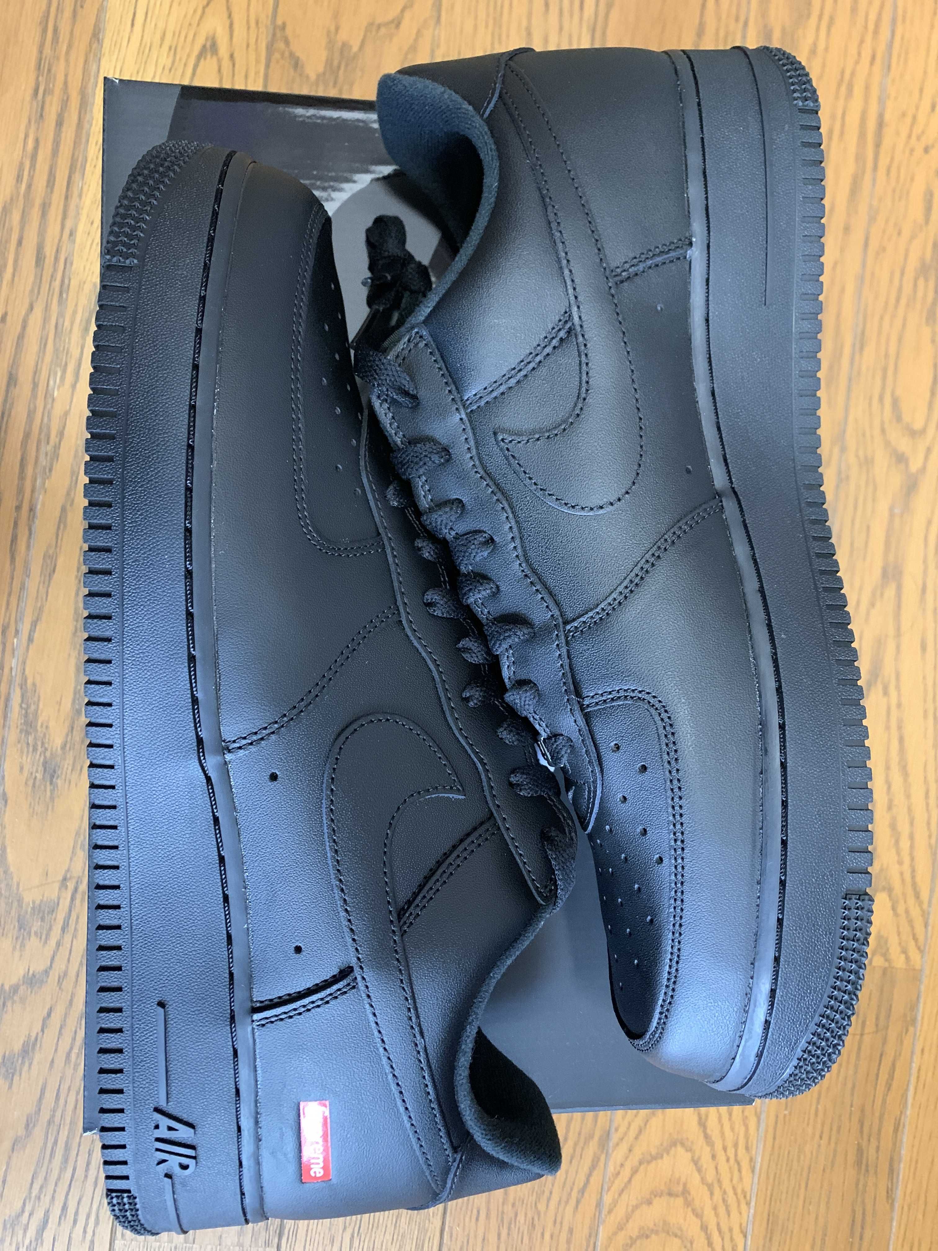 Supreme × Nike Air Force 1 Low "Black"