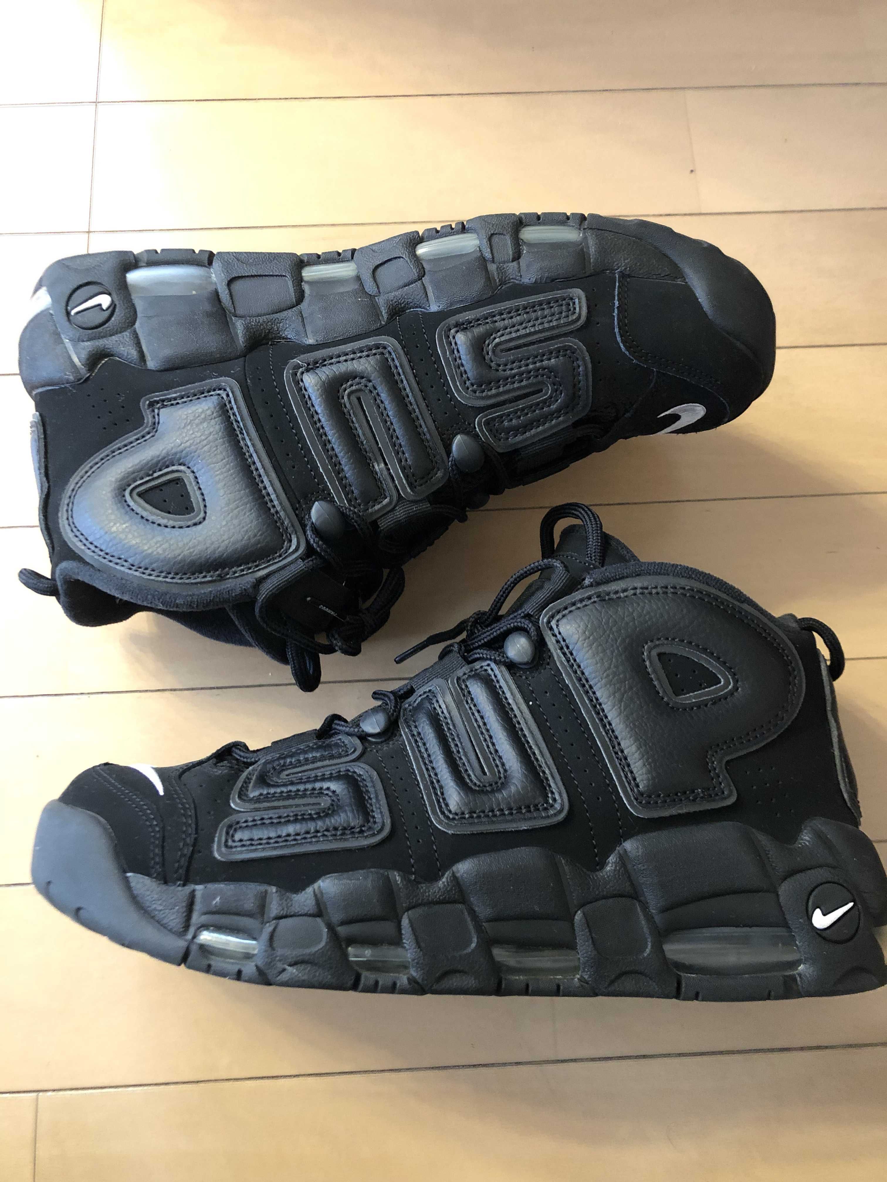 Supreme × Nike Air More Uptempo "Black"