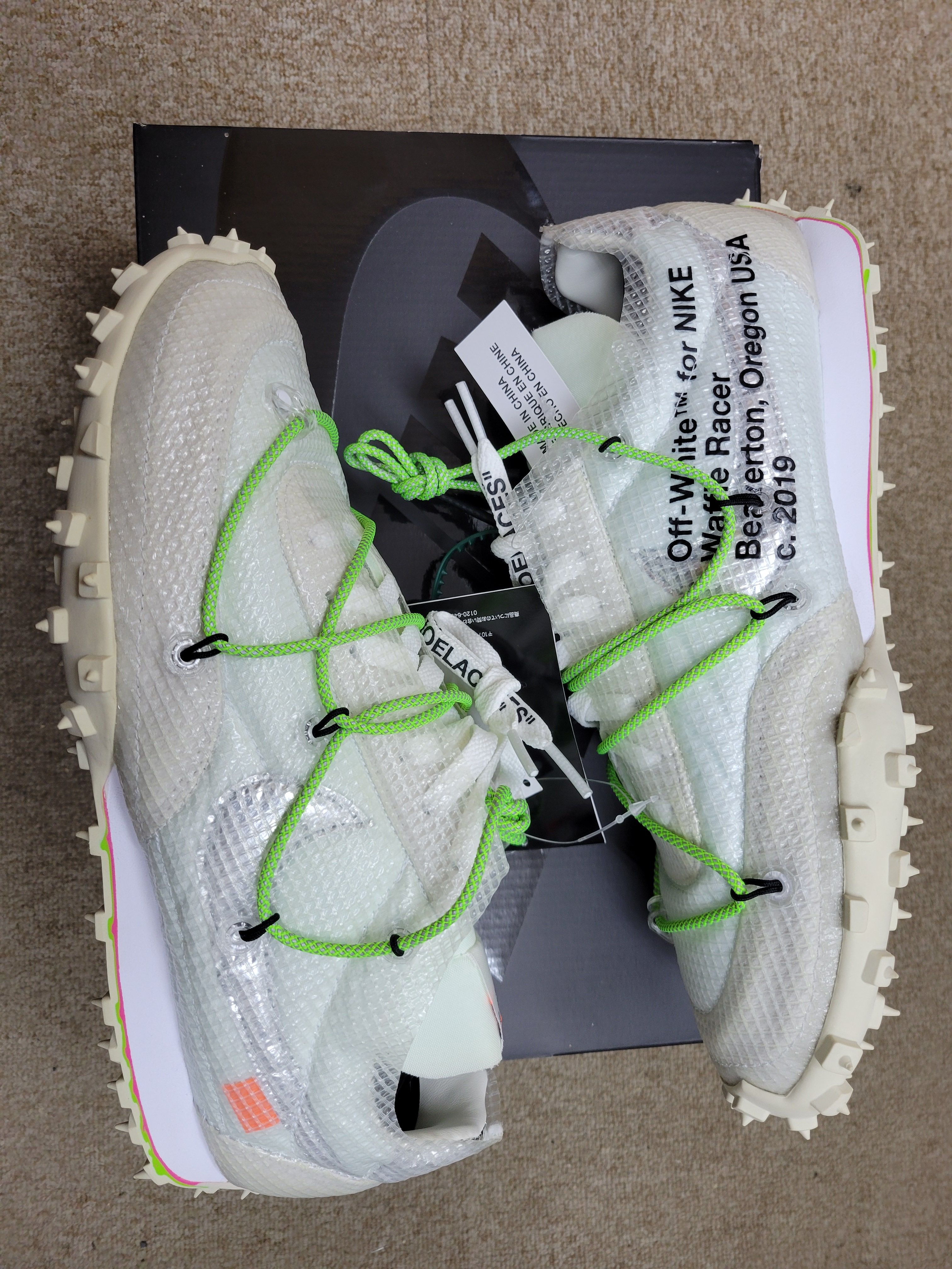 Off-White × Nike Women's Waffle Racer "White"