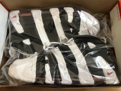 Nike Air More up Tempo "White/Black/University Red"(~2018)