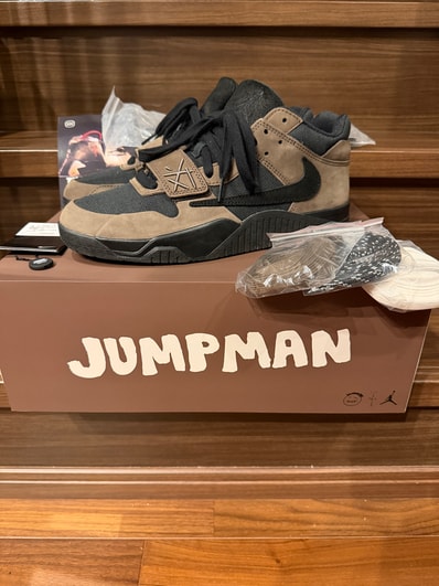 Travis Scott × Nike Jordan Jumpman Jack TR CJ1 T-Rexx "Black and Dark Mocha"
