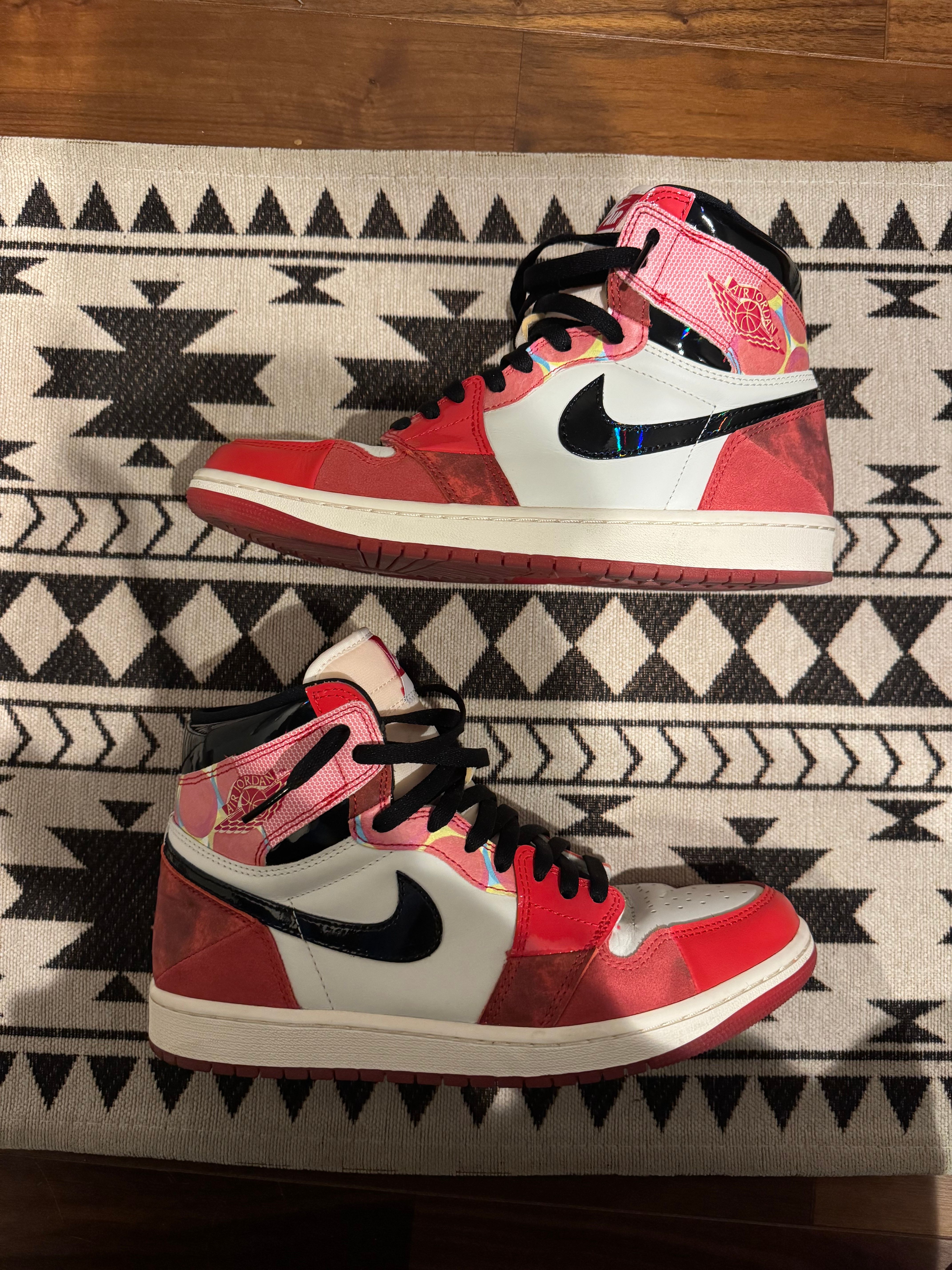 Spider-Man × Nike Air Jordan 1 Retro High OG SP "Spider-Man: Across the Spider-Verse/University Red"
