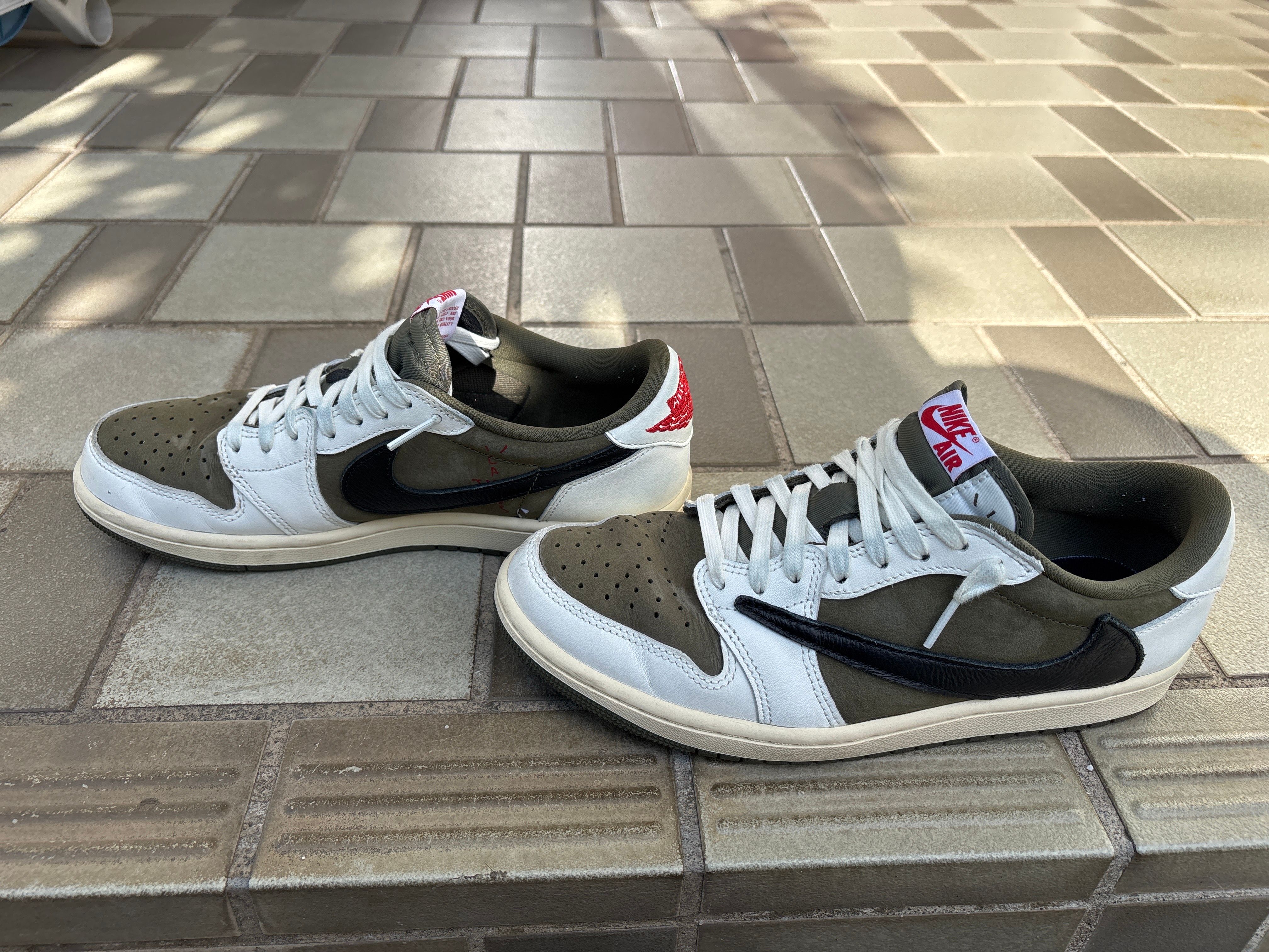 Travis Scott × Nike Air Jordan 1 Low OG SP "Reverse Olive"