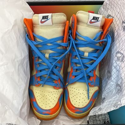 Nike Dunk High 1985 SP "Orange Acid Wash"