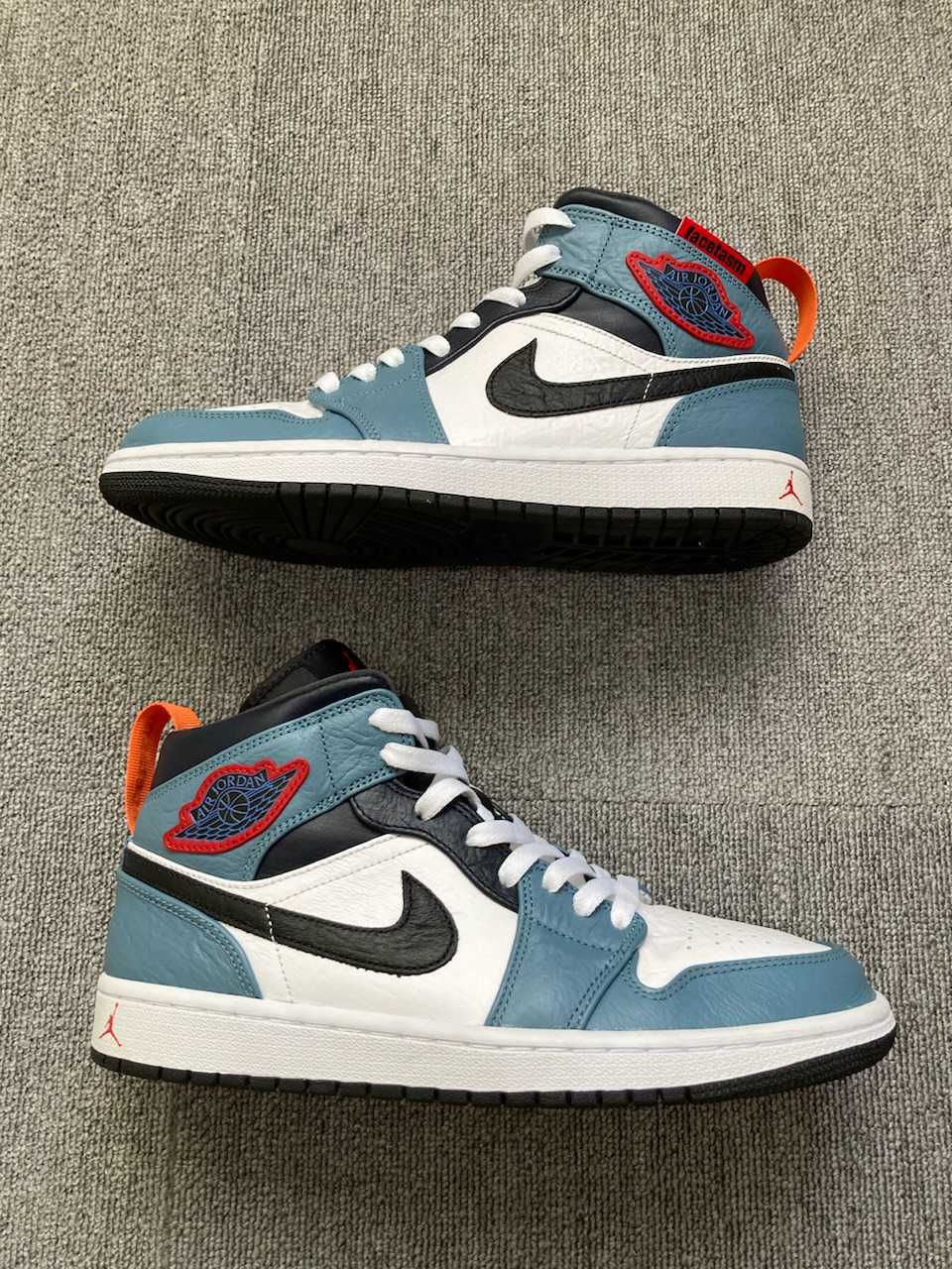 FACETASM × Nike Air Jordan 1 Mid "White/Navy"