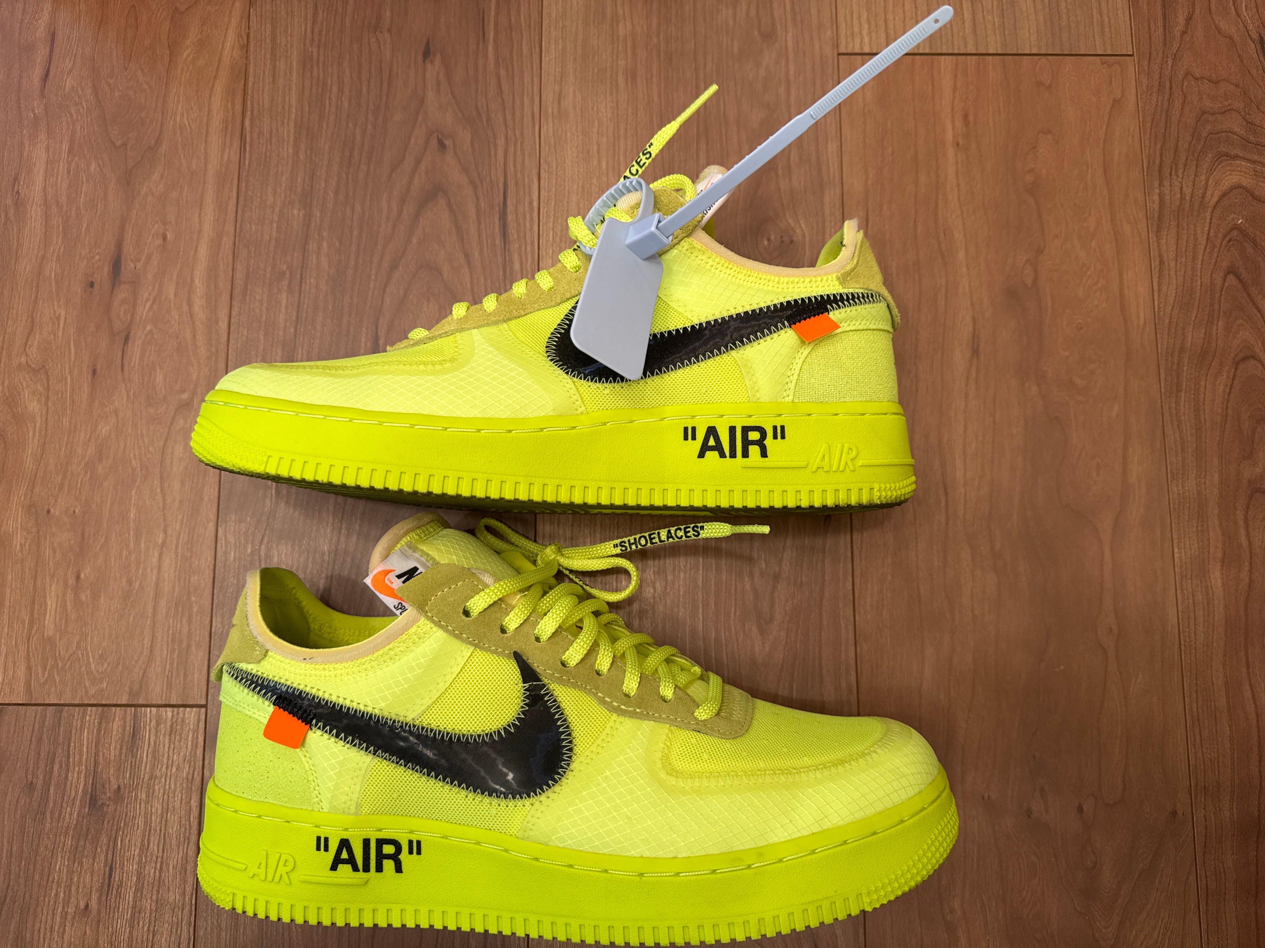 Off-White × Nike Air Force 1 Low "Volt"