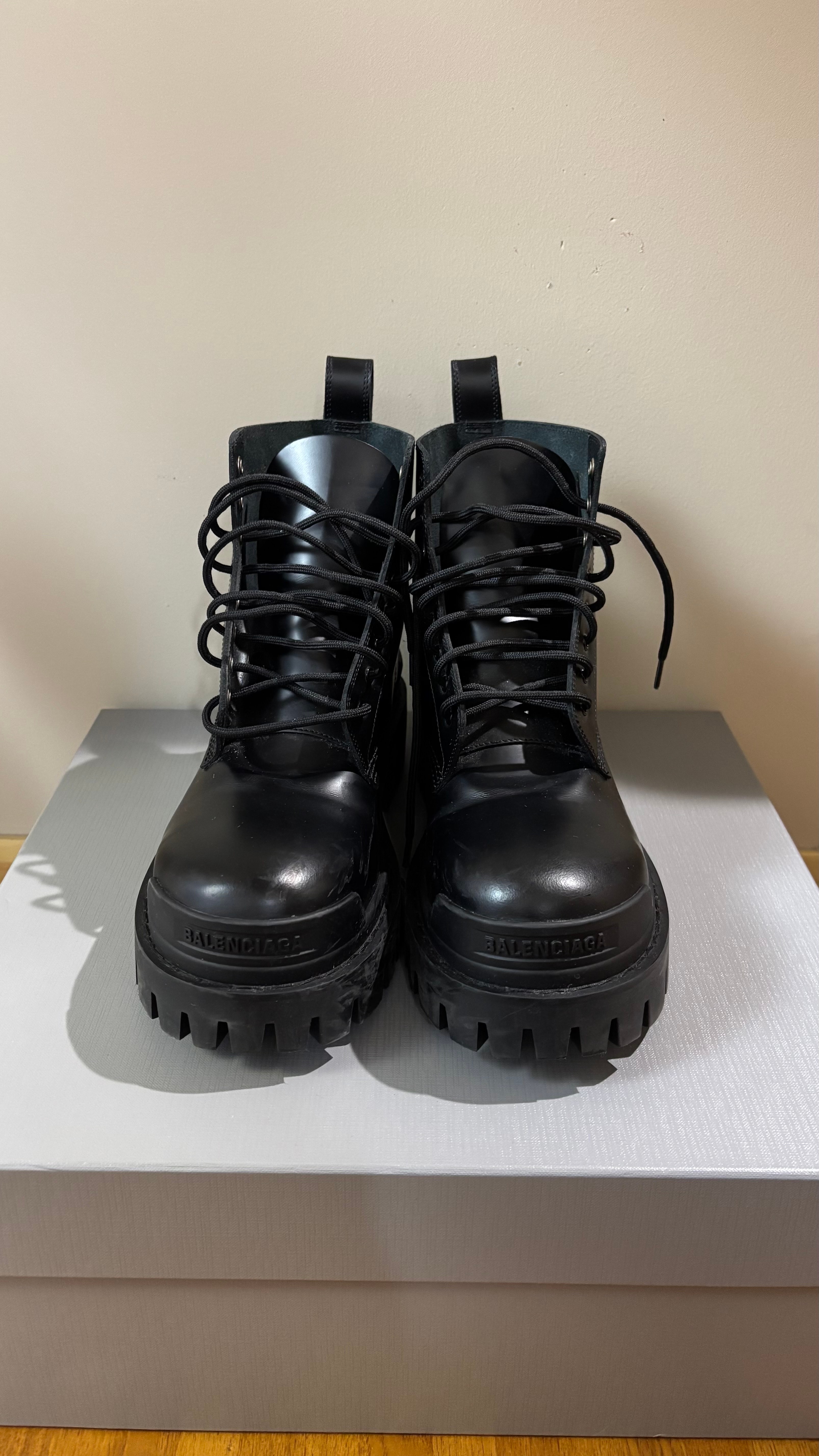 BALENCIAGA Strike Amphibian Boot "Black"