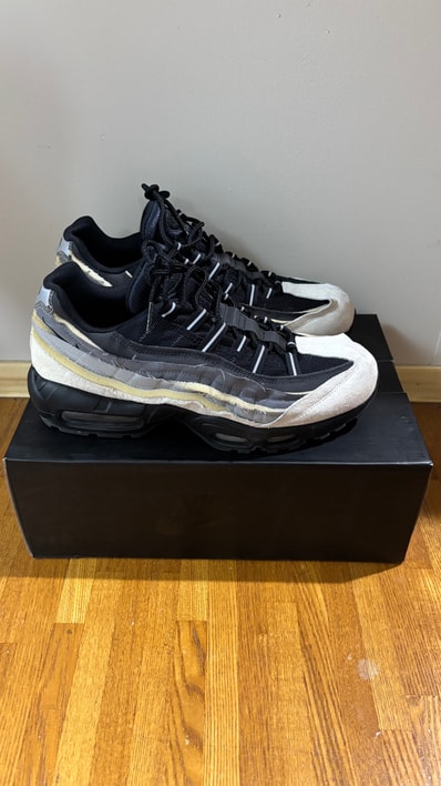 COMME des GARCONS × Nike Air Max 95 "Charcoal"
