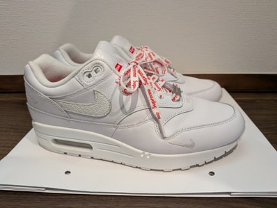 Supreme × Nike Air Max 1 '87 SP "White" (25SS Week4)