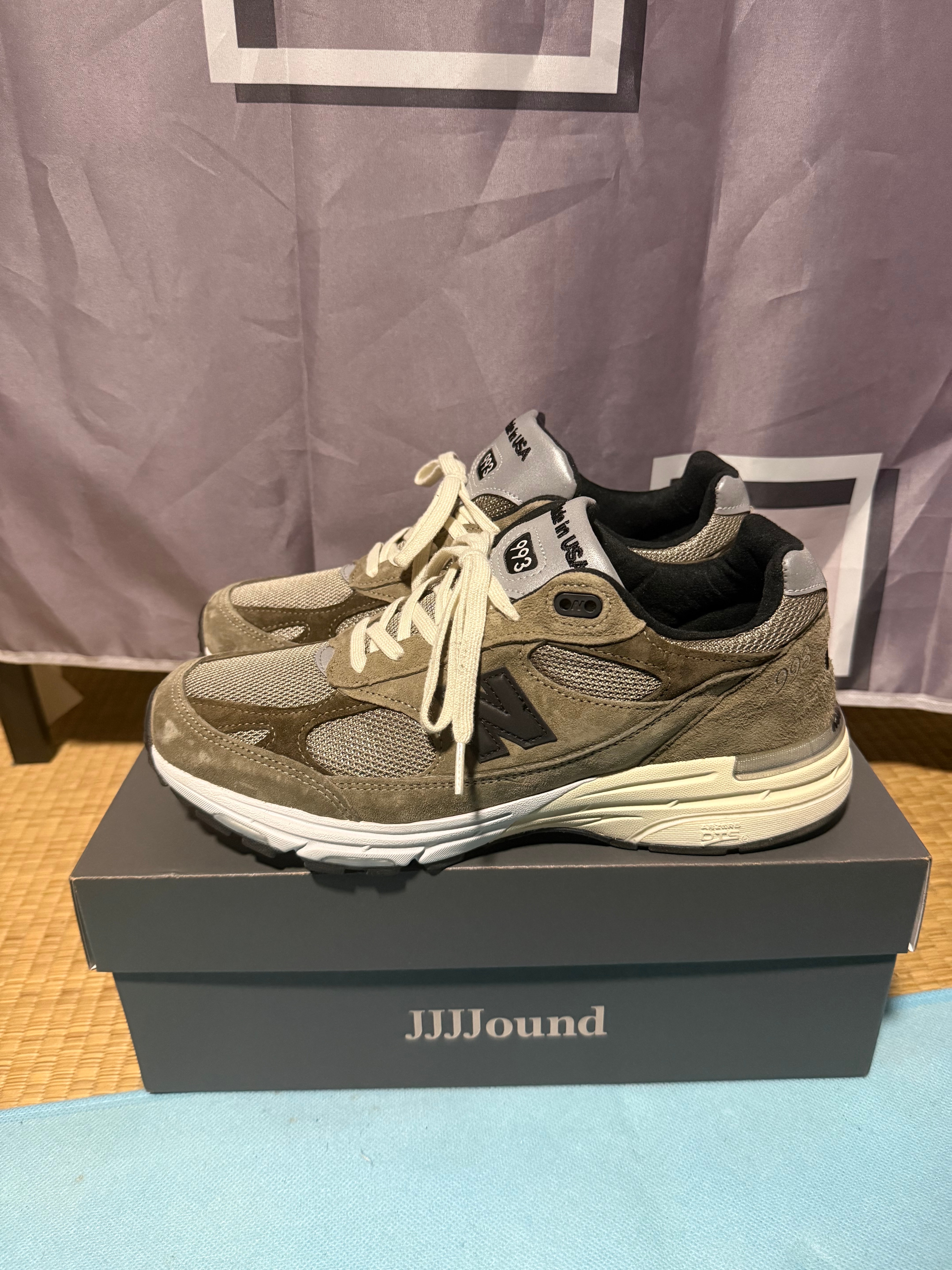 JJJJound × New Balance 993 "Mushroom/White"