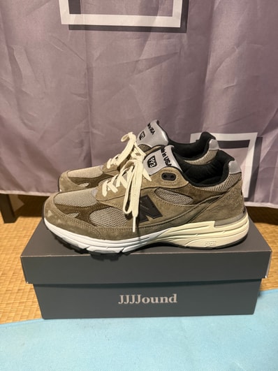 JJJJound × New Balance 993 "Mushroom/White"