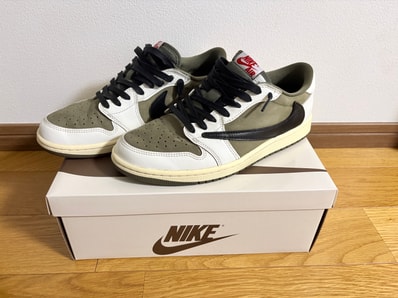 Travis Scott × Nike Air Jordan 1 Low OG SP "Reverse Olive"
