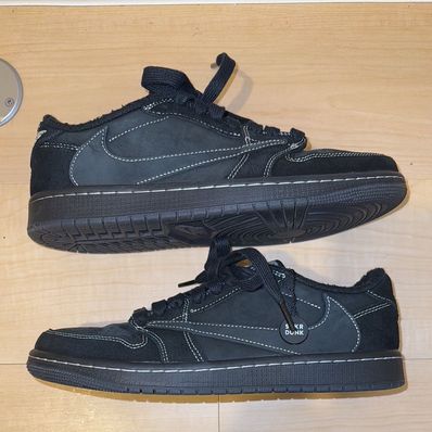 Travis Scott × Nike Air Jordan 1 Low OG SP "Black Phantom"