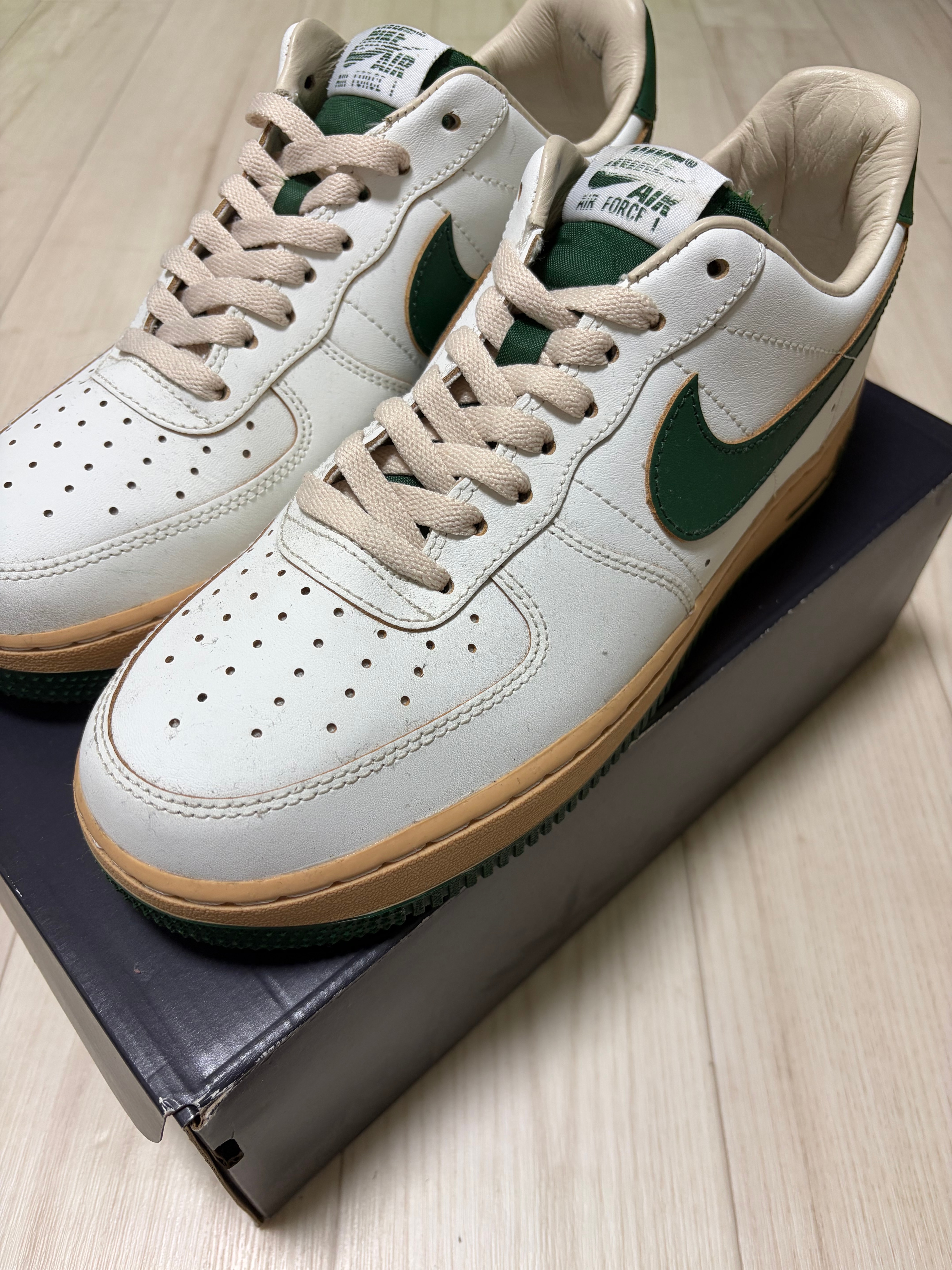 Nike Women's Air Force 1 Low "Green and Muslin"